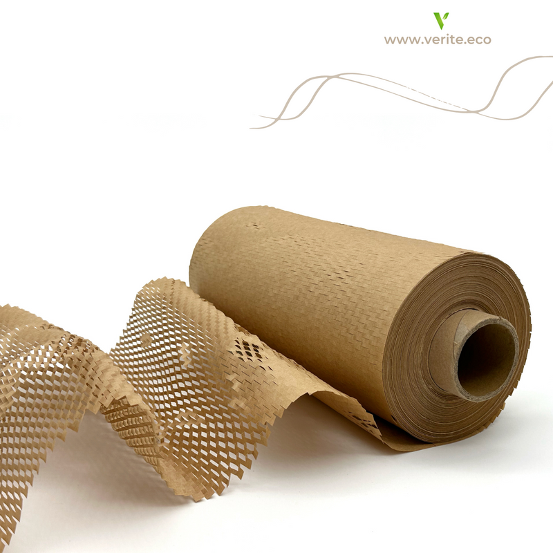 11.8 Honeycomb Packing Paper Roll – Vérité Eco Packaging